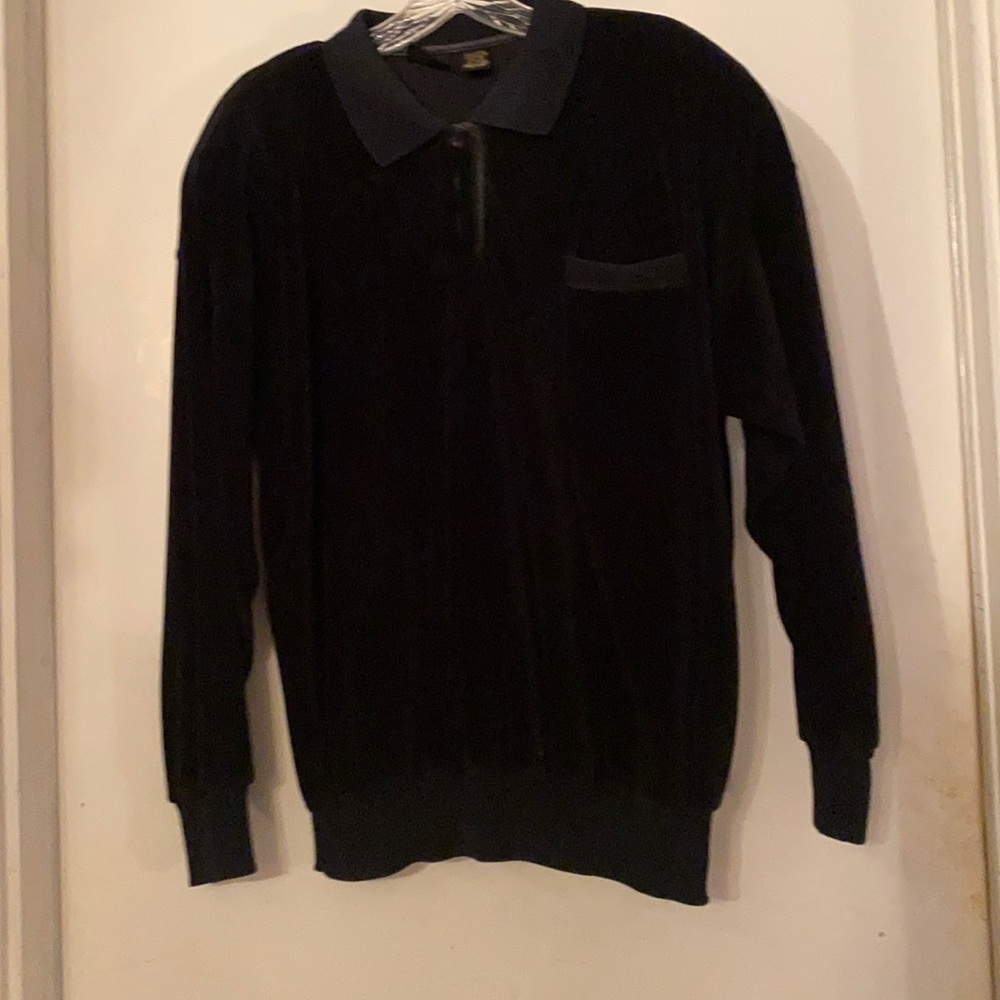 Velvet sweater